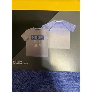 Members Mark 2 Pack Boys Active Tees Size 14/16